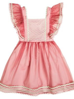 Brodert dress for jenter Stella Mccartney Kids rosa