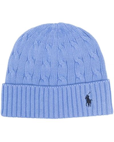 Strikket brodert lue Polo Ralph Lauren