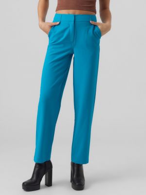 Egyenes szárú nadrág Vero Moda - Kék
