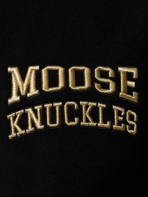 Bomber bunda Moose Knuckles čierna
