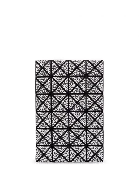 Portofel din bumbac cu imprimeu geometric Bao Bao Issey Miyake negru