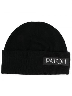 Вълнена шапка Patou черно