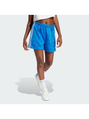 Shorts en coton Adidas bleu