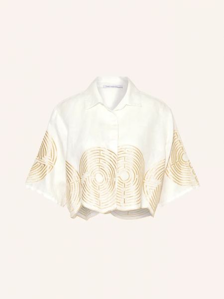 Льняная блузка Greek Archaic Kori белая