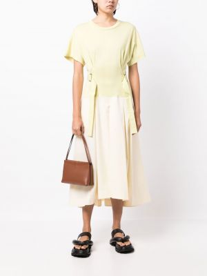 Mini robe avec manches courtes 3.1 Phillip Lim jaune