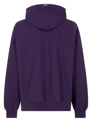 Medvilninis džemperis su gobtuvu Supreme violetinė