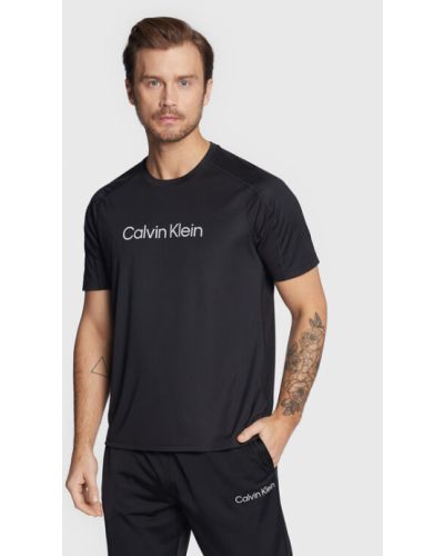 Calvin Klein Performance Technikai póló 00GMS2K109 Fekete Regular Fit