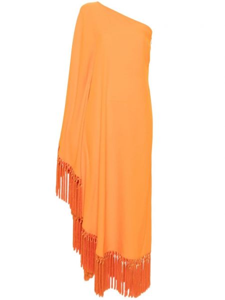 Sukienka na jedno ramię Taller Marmo pomarańczowy