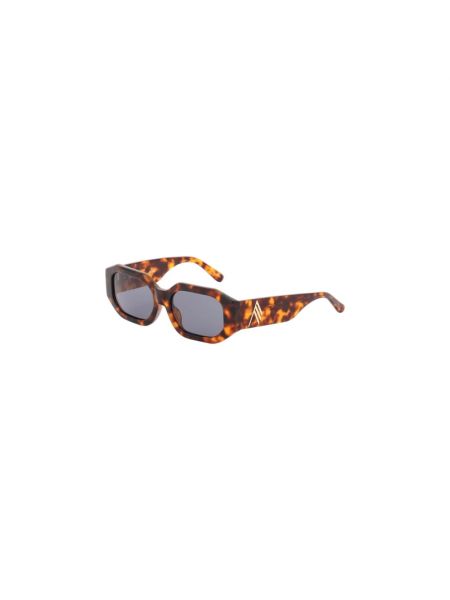 Okulary przeciwsłoneczne The Attico brązowe