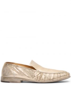 Nahast loafer-kingad Marsell kuldne
