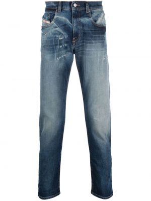 Slank stretch jeans Diesel blå