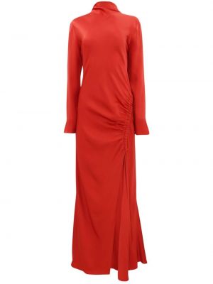 Saténové večerní šaty Lapointe červené