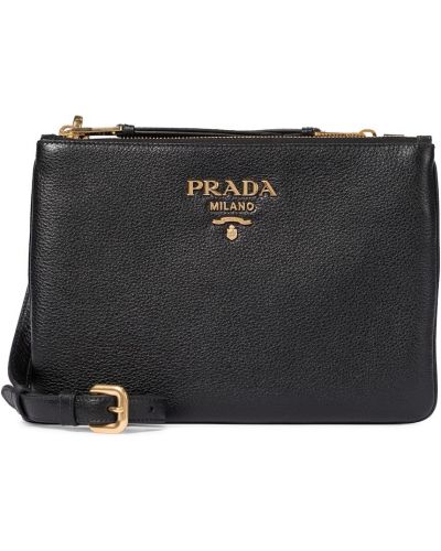 Кожаная сумка через плечо Prada