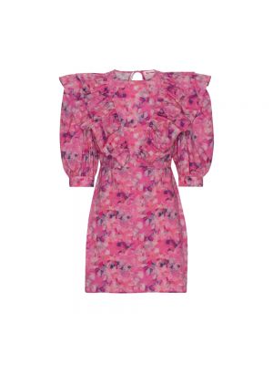 Sukienka mini z nadrukiem Custommade różowa