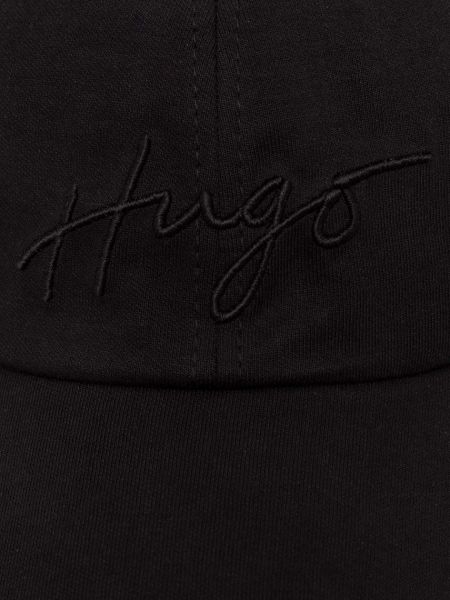 Czapka z daszkiem Hugo czarna