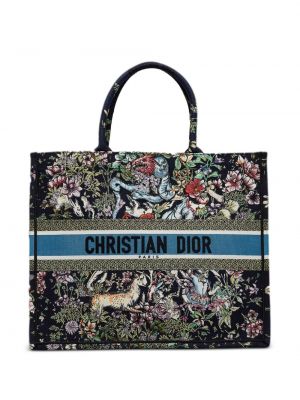 Shopper large Christian Dior noir