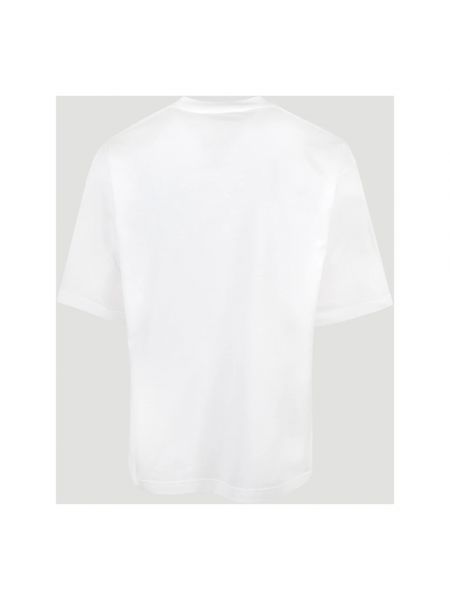Camiseta de algodón con estampado Marni blanco