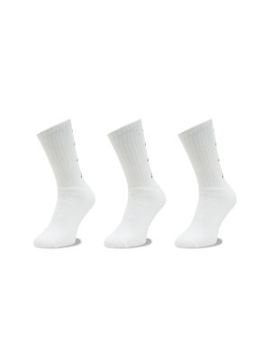 Ψηλές κάλτσες Kappa λευκό
