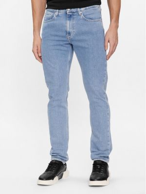 Skinny fit džinsai slim fit Calvin Klein Jeans mėlyna