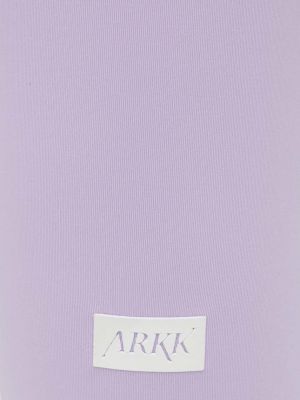 Pantaloni cu talie înaltă Arkk Copenhagen violet