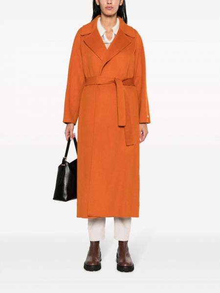 Cappotto di lana Paltò arancione