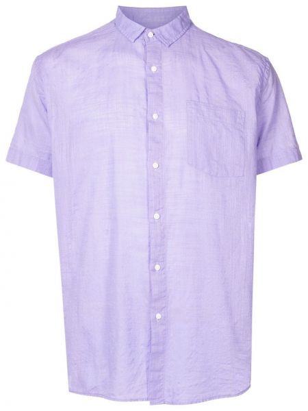 Hemd mit geknöpfter Osklen lila