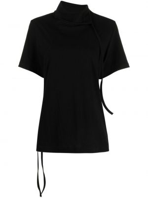 Bombažna majica Yohji Yamamoto črna