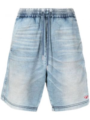 Shorts di jeans Diesel blu