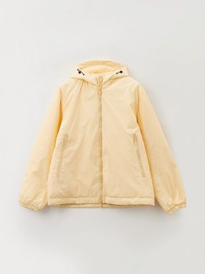 Утепленная демисезонная куртка Shu желтая