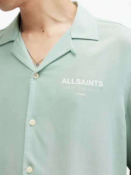 Koszula Allsaints zielona