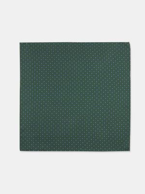 Pañuelo de seda con bolsillos Emidio Tucci verde
