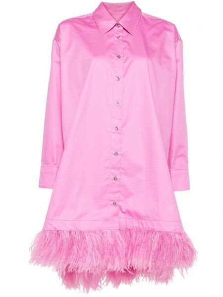 Φόρεμα με φτερά Marques'almeida ροζ