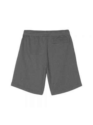 Pantalones cortos de algodón de tela jersey Maison Kitsuné gris
