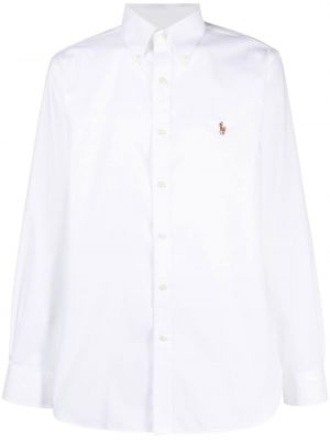 Polo avec manches longues Polo Ralph Lauren blanc