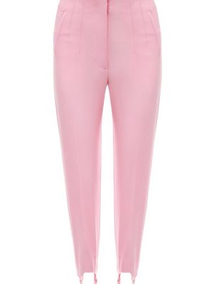 Шерстяные брюки Giuseppe Di Morabito розовые