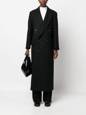 Kabát s knoflíky Armarium černý