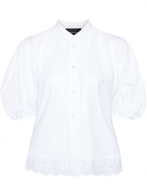 Bavlnená košeľa Simone Rocha biela