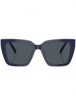 Saulesbrilles ar kristāliem Swarovski zils