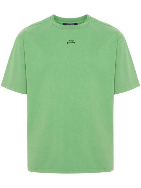 Koszulka bawełniana A-cold-wall* zielona