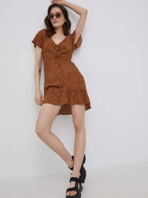 Плаття міні Billabong, коричневе