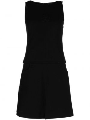 Černé šaty bez rukávů Chanel Pre-owned