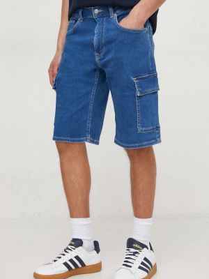 Farmer rövidnadrág Pepe Jeans kék