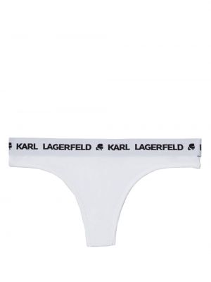 Прашки от джърси Karl Lagerfeld бяло