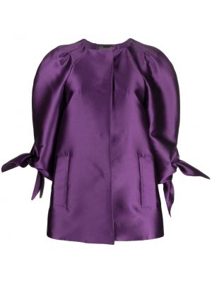 Palton oversize Alberta Ferretti violet
