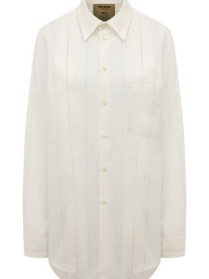 Хлопковая рубашка Uma Wang белая