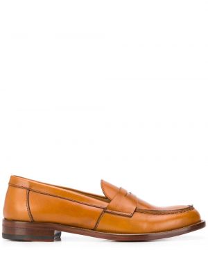 Slip-on loafer-kingad Scarosso pruun