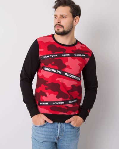 Džemperis Fashionhunters raudona