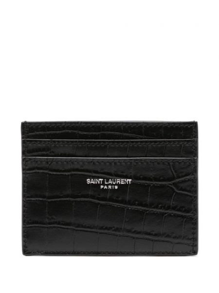 Kortholder Saint Laurent sort