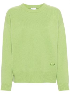 Sweter z kaszmiru Claudie Pierlot zielony