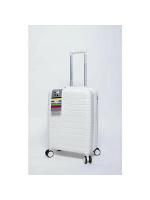 Белый водонепроницаемый прозрачный чемодан Impreza